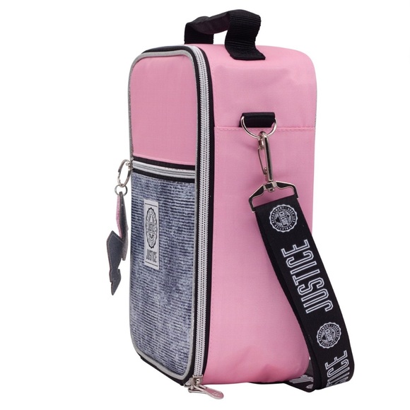 Colorblock Metallic Print Insulated Lunch Box for Kids, BPA Free.Size .17 cu ft - Picture 1 of 4